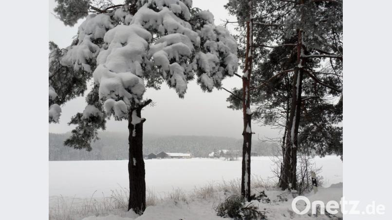 Bilder, die nur die Natur so schön malt. Bild: jml