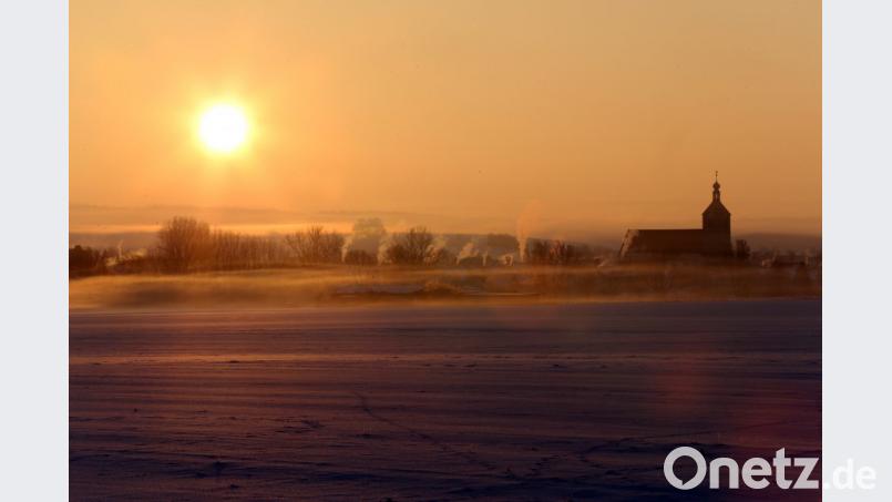 Ein möglicher Beitrag für den Wettbewerb: Eine sonnige Aufnahme von Hahnbach in Winterstimmung. Bild: exb