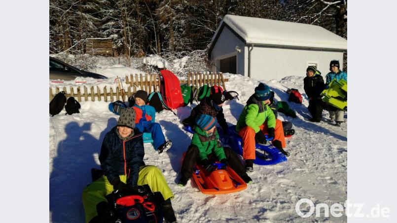 Wintersporttag der Grundschule Krummennaab. Bild: exb