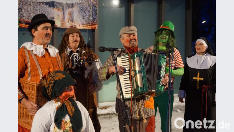 Für Stimmung sorgten die Musikkanten aus der südböhmischen Faschingshochburg Milevsko. Bild: eib