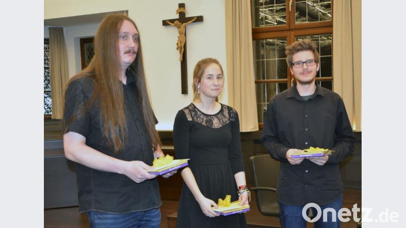 Lukas Fröhlich, Rebecca Gürster und Daniel Zaus (von links). Bild: zch