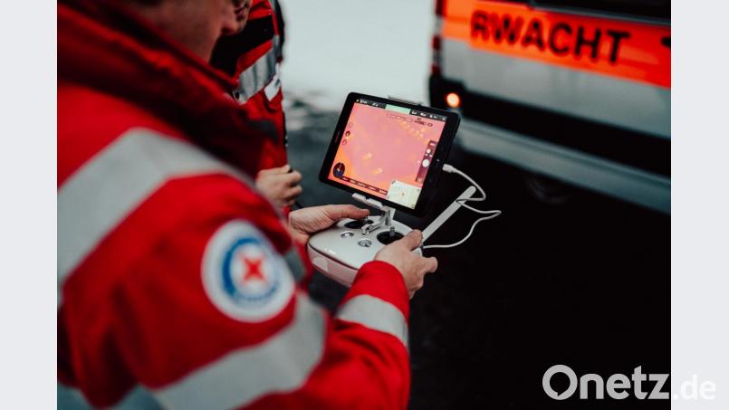 Auch die Wasserwacht setzt auf moderne Technik. Bild: Dominik Lenz