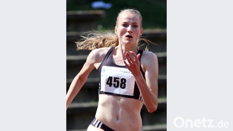 Corinna Schwab sprintete in Chemnitz die 200m in sehr guten 24,17 Sekunden. Bild: Kiefner