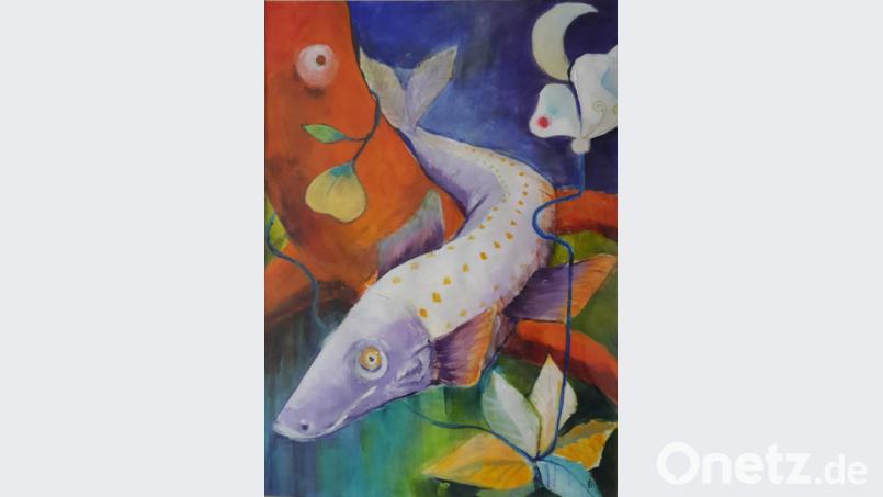 Fantasiemalerei nach einem Märchen von Hermann Hesse, interpretiert von Irmtraud Schicker Bild: ubb