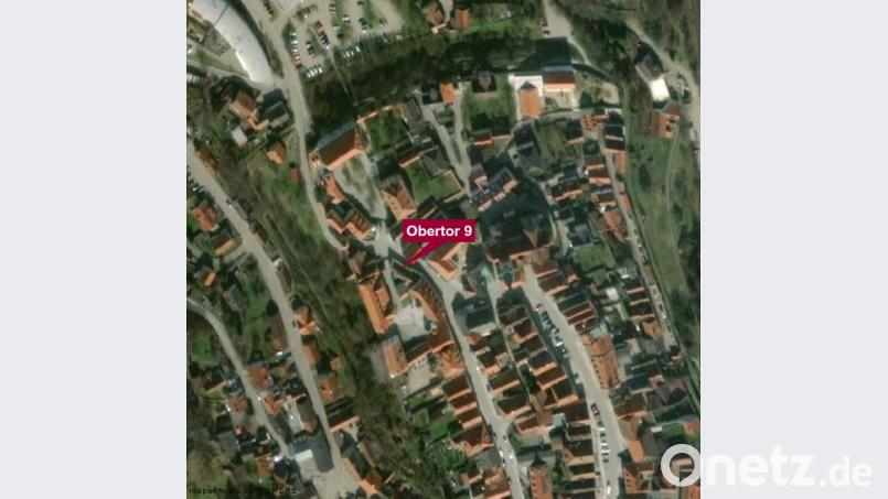 Das Nabburger Altstadt-Gebäude Obertor 9 war in den Mittelpunkt mehrerer Stadtratssitzungen gerückt. Grafik: NT