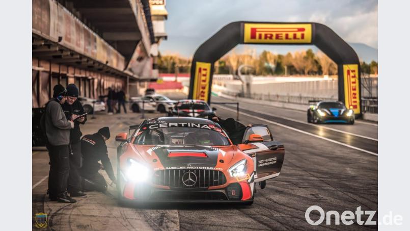 560 PS, 265 Stundenkilometer Topspeed. Mit diesem Mercedes geht Dominik Schraml auf Punktejagd. Bild: privat