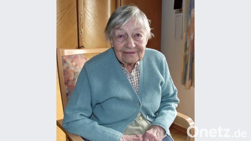 Am heutigen Donnerstag feiert Mathilde Braun den 90. Geburtstag. Bild: Dobmeier