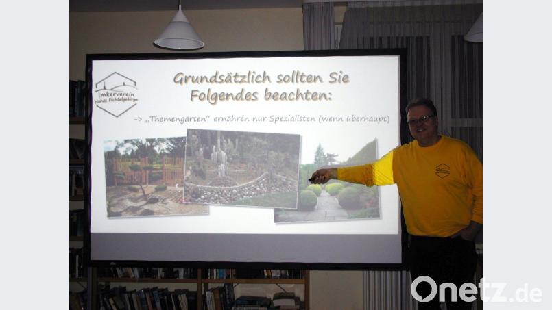 Stefan Traßl beim Vortrag. Bild: gis