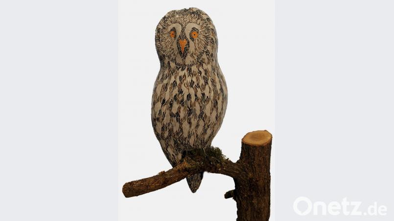 Auch &quot;Henry, der Kauz&quot; ist mit Tiffany-Glas belegt. Bild: tr