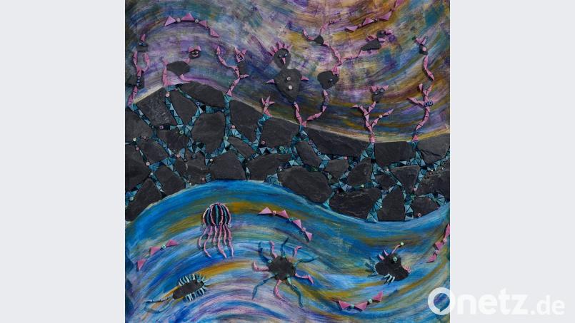 &quot;Waldnaabtal&quot; heißt dieses Werk der Künstlerin. Bild: tr