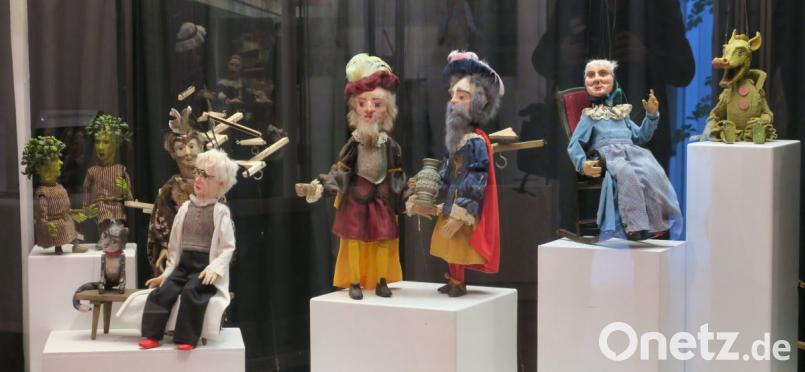 Die Marionetten-Ausstellung im Heimatmuseum ging am Sonntag zu Ende. In den vergangenen Wochen war dort eine große Auswahl aus dem Fundus von Christine und Raimund Pöllmann zu sehen. Bild: Hirsch