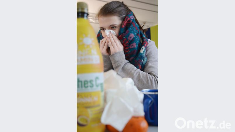 Von der Influenza geplagt: 118 Fälle allein in der vergangenen Woche registrierte das Gesundheitsamt Weiden und Neustadt. Bild: Gabi Schönberger