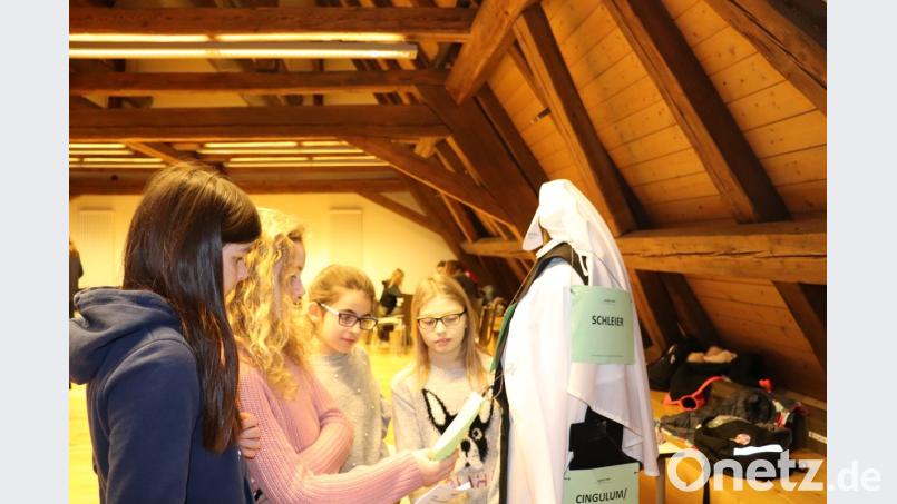 Beim Kloster-Projekttag durften die Mädchen mehr über das Leben der Ordensschwestern erfahren. Bild: exb