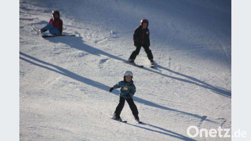 Auch die Kinder hatten ihren Spaß am Skihang. Bild: kro