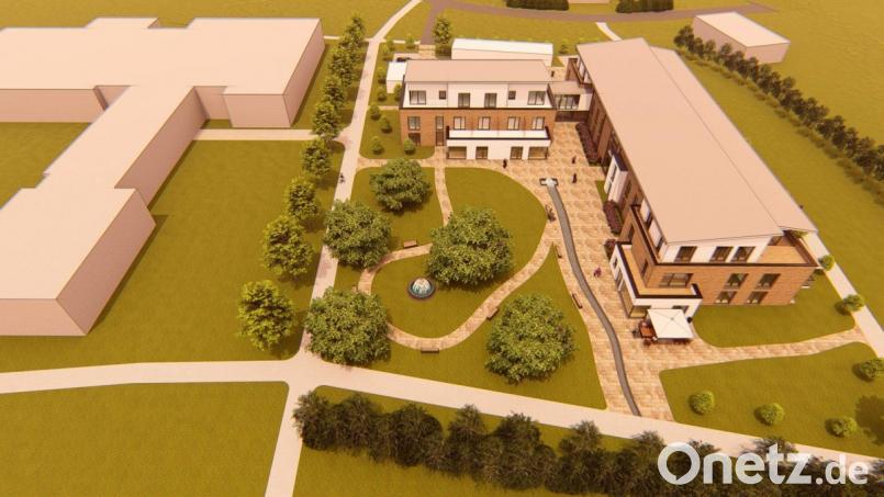 In der Ortsmitte Ursensollen soll ein Seniorenzentrum entstehen. Grafik: Architekturbüro Maier