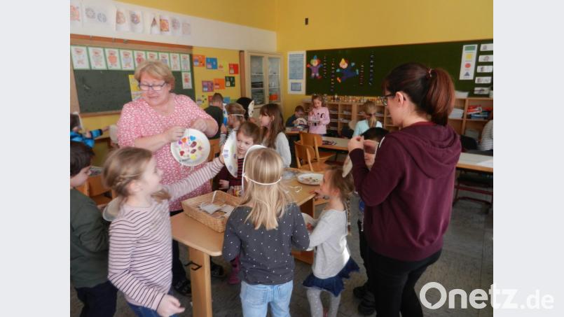 Die gemeinsame Aktion soll die Vorfreude auf die Schule erhöhen. Bild: nn