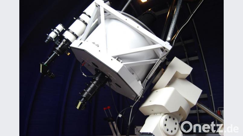 Das Hauptteleskop der Tirschenreuther Sternwarte: Es ist eines der größten öffentlich zugänglichen Teleskope in Bayern. Bild: cgu