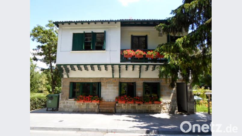 Die Herberge „Albergue Casa Paderborn“ in Pamplona mit Platz für 26 Pilger betreibt der Verein Jakobsfreunde Paderborn. Die Plößbergerin engagierte sich dort drei Wochen lang als Herbergsleiterin. Bild: privat/exb