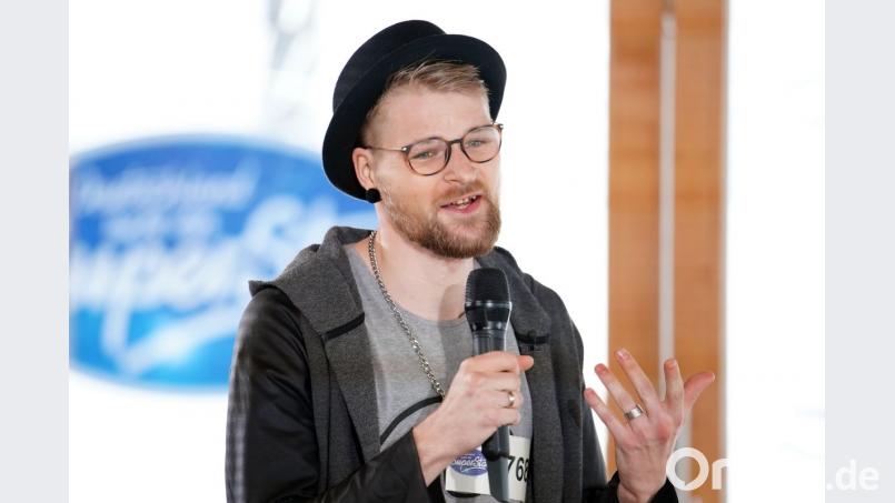 Jean-Pierre Jeffré aus Schnaittenbach singt am Samstagabend in der RTL-Show "Deutschland sucht den Superstar". Bild: TVNOW / Stefan Gregorowius