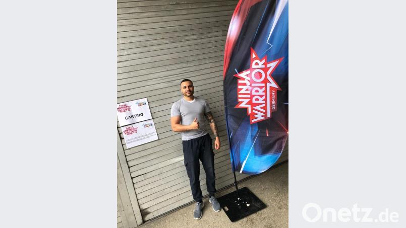 Jerome Wessely hat beim Casting zum "Ninja Warrior" alles gegeben. Nun wartet er auf eine Nachricht vom TV-Sender. Bild: exb