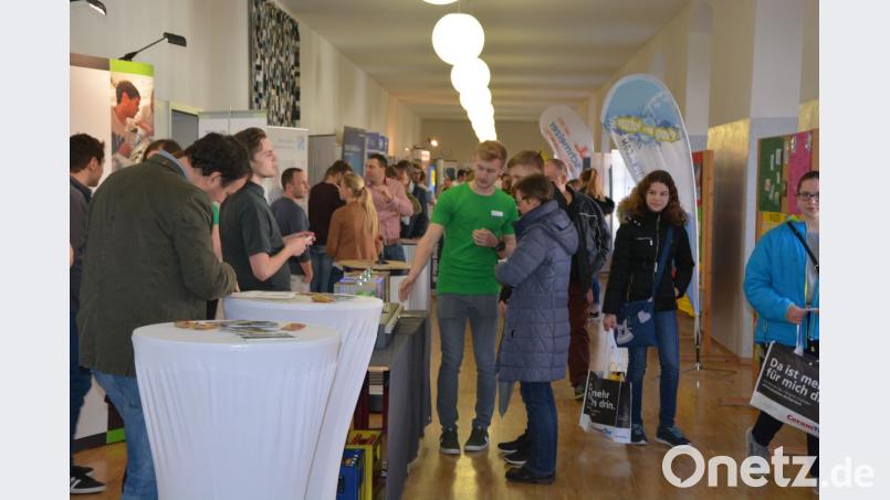 Durchaus gut besucht war am Samstagvormittag die 9. Waldsassener Ausbildungsmesse. Bild: jr