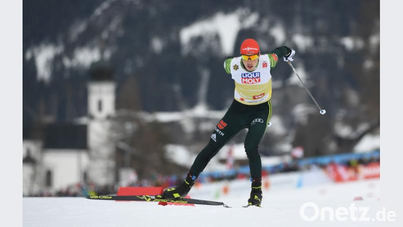 Eric Frenzel aus Deutschland in Aktion. Bild: Hendrik Schmidt/dpa