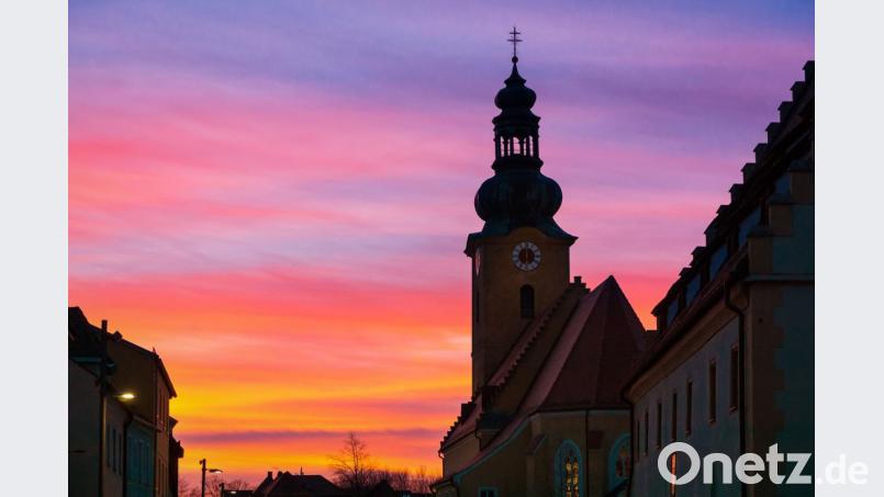 Sonnenuntergang in Hirschau. Bild: Thomas Maier