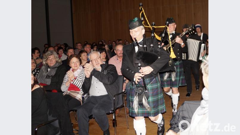 Schon beim Einmarsch in den Saal versprühten die vier Musiker nordisches Flair. Bild: weu