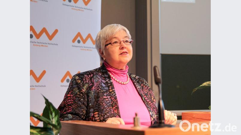 Beate Schmidt, Präsidentin des Bundespatentgerichts. Bild: Wiesel/OTH Amberg-Weiden