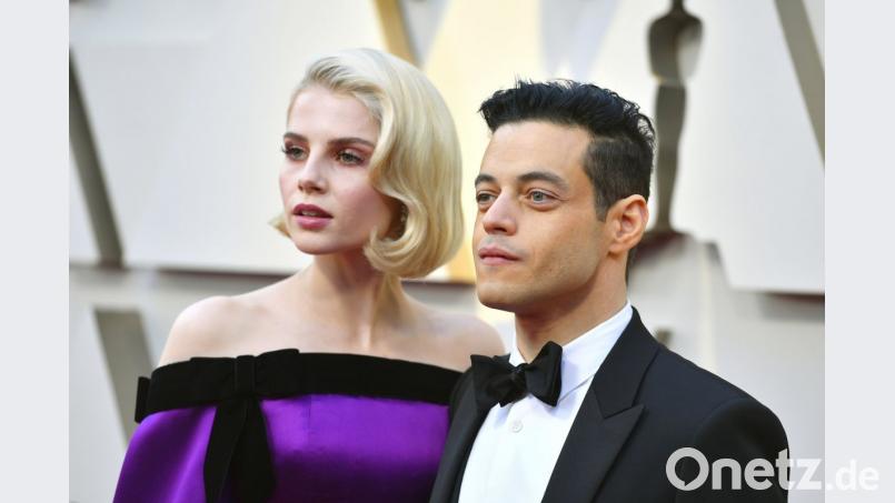 Rami Malek kommt mit seiner Freundin Lucy Boynton zur Oscar-Verleihung. Foto: Jordan Strauss/Invision/AP Bild: Jordan Strauss