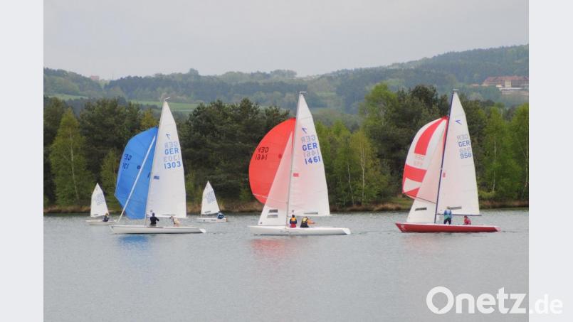 Ansegeln am Brücklsee: Seit dem Jahr 2000 hat der Yachtclub Weiden dort sein Domizil. Bild: exb