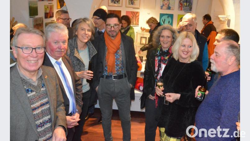 Das bereits vierte OKV-Kunstkaufhaus eröffnet bei Geschenke &amp; Haushaltswaren Sonna. Bild: Kunz