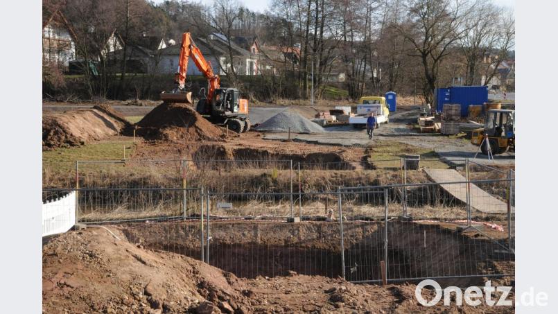 Mit der Fußgängerbrücke geht's voran. Bild: bey