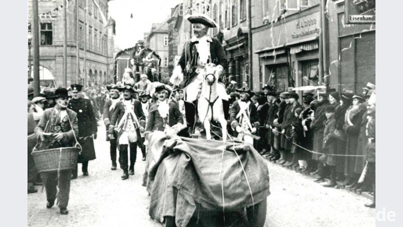 Ein Bild aus den Anfangsjahren des Amberger Frohsinns in den 1930er-Jahren. Bild: exb