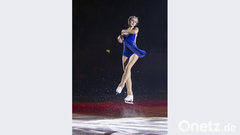 Lea Schwamberger wirbelt durch die Luft. Unser Bild zeigt die 16-jährige Reutherin, die von einigen Verletzungen geplagt war, bei einem ihr wenigen Auftritte in dieser Saison. Bild: privat