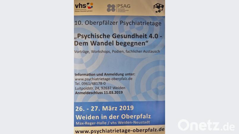 Plakat Psychiatrietage Bild: Bühner