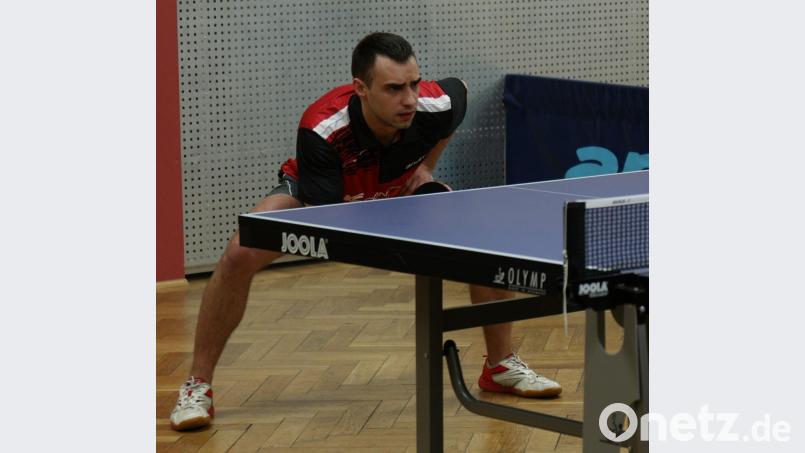 Winterneuzugang Igor Dabrowski bleibt auch im fünften Einsatz für den TV ohne Niederlage. Gegen Winkelhaid avanciert er mit zwei Einzelsiegen und einem Doppelerfolg zum Matchwinner. Bild: tob