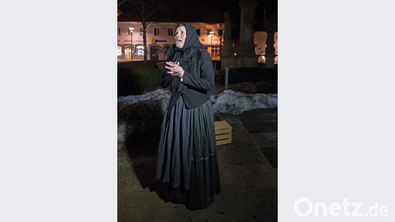 Inge Rankel überzeugte als Witwe Scherbaum. Bild: tr