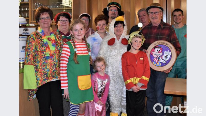 Beim Faschingsschießen der Schützengesellschaft "Falkenhorst" kamen viele maskiert. Bild: rgr