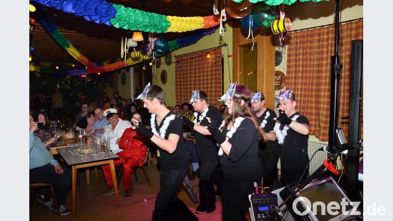 Mit ihrem Wolfstanz zum Auftakt heizt die TSV-Showtanzgruppe &quot;Dirty Surprise&quot; die Stimmung beim &quot;Landerer Ball&quot; noch einmal gehörig an. Bild: fjo