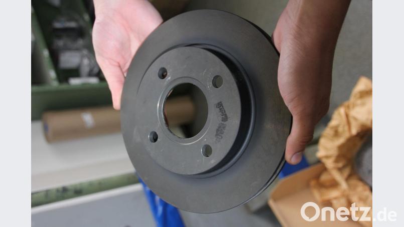 So sieht eine nagelneue Bremsscheibe aus. Bild: kro