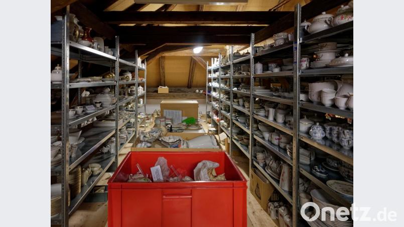 Im Depot auf dem Dachboden des Museumsquartiers lagern gut 6000 Teile. Bild: tr