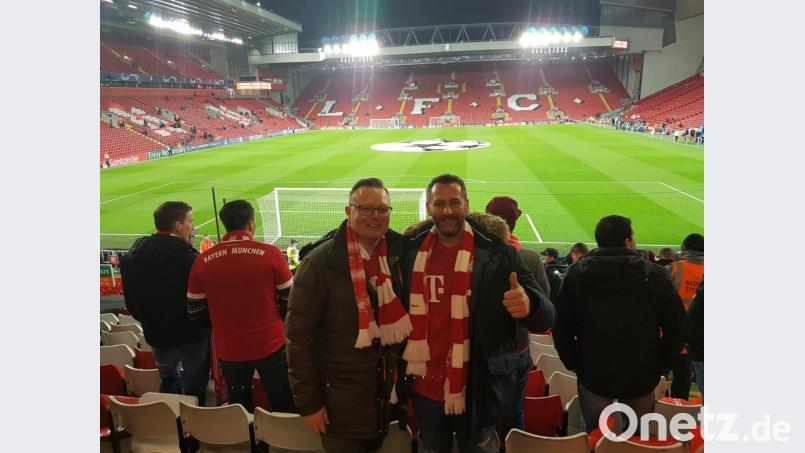 Oberpfälzer Fans in Liverpool. Bild: exb
