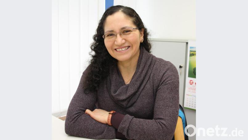 Mayra Peralta Quispillo kam am 1. Januar 2006 nach Deutschland. Heute lebt sie mit ihrem Mann und drei Kindern in Steinberg am See. Bild: Christopher Dotzler