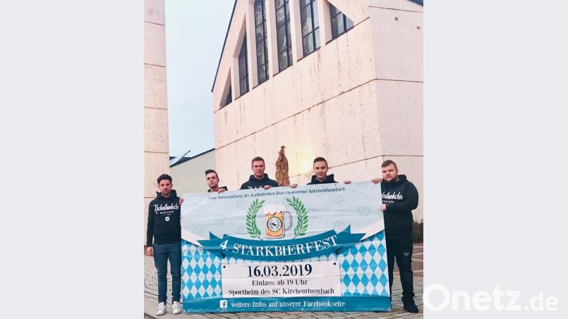 Der Katholische Burschenverein Kirchenthumbach veranstaltet zum vierten Mal ein Starkbierfest. Bild: dfr