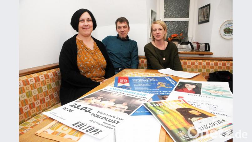 Neuer Vorstand, mehr Streuung: Von links Kathrin Gradl, Ralf Volkert und Cynthia Stephan. Bild: ge