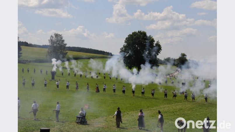 Das 20. Oberpfälzer Böllerschützentreffen machte den Moosbacher Verein weit über die Landkreisgrenzen hinaus bekannt. Bild: gi