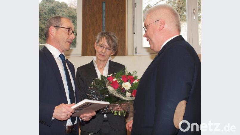 Birgit Schwalbe und Klaus Eberius verabschieden sich aus Rieden. Das Pfarrersehepaar findet eine neue Verwendung im Mittelfränkischen. Bild: sön