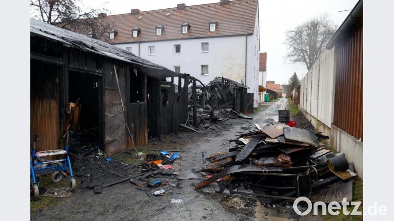 Verheerend sieht es nach dem Feuer in der Eichendorffstraße in Grafenwöhr aus. Bild: mor