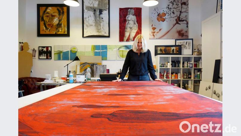 Kunst für alle: Marthe gestaltet in ihrem Atelier für jeden Raum die richtige Ergänzung. Bild: privat